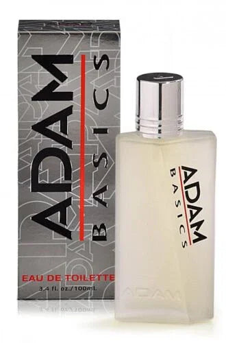 Adam Basics Eau de Toilette for Men – 3.4 oz / 100 ml
