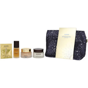 Ahava Beyond Boundaries Dare to Glow : Extreme Night Treatment + Extreme Day Cream + Multivitamin Massage Mask + Bag 3pcs+bag for Women – 30 ml
