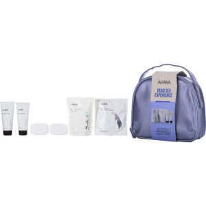 Ahava Dead Sea Experience : Mineral Body Lotion + Mineral Hand Cream + Bath Salt + Sea Mud + Salt Soap 2x100g 6pcs for Women – 100 ml