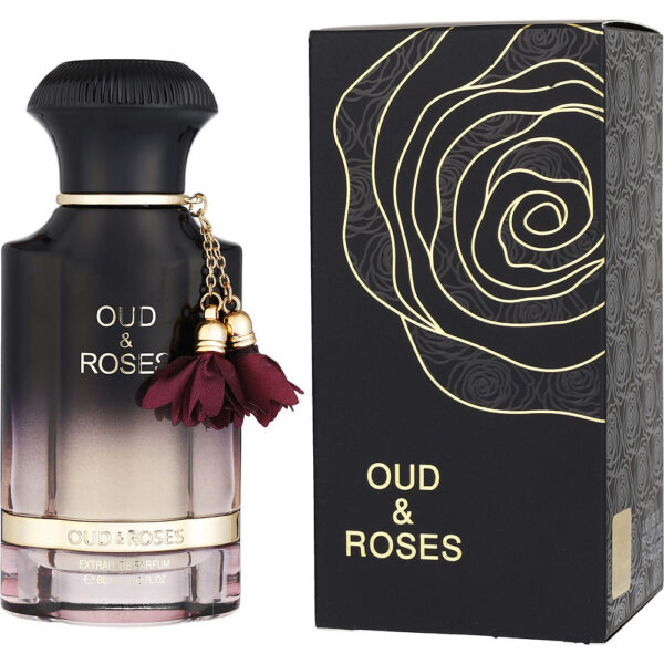 Ahmed Al Maghribi Oud & Roses Eau de Parfum for Unisex – 2 oz