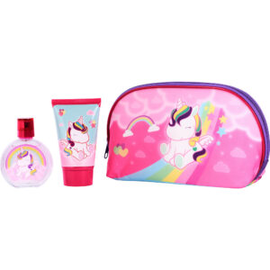 Air Val International Eau My Unicorn & SHOWER GEL & BAG Eau de Toilette for Women – 1.7 oz