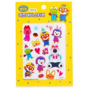 April KoreaPororo Body Sticker # CT01 1pc for Unisex