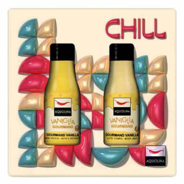 Aquolina Bath & Shower Gel + Body Milk CHILL Vaniglia Gourmand – 125 ml