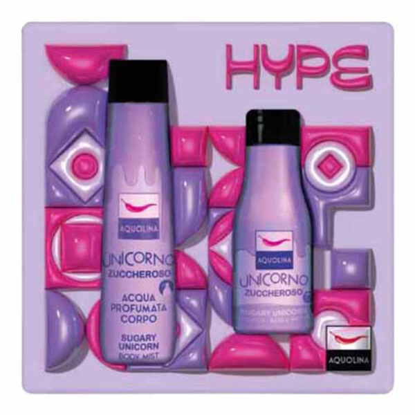 Aquolina + Bath & Shower Gel HYPE Unicorno Zuccheroso Body Spray for Unisex – 150 ml