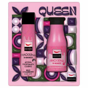 Aquolina + Bath & Shower Gel QUEEN Fragolina di Bosco Body Spray for Unisex – 150 ml