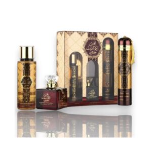 Ard Al Zaafaran Shams Al Emarat Khususi 3 piece Eau de Parfum for Unisex – 3 piece gift set