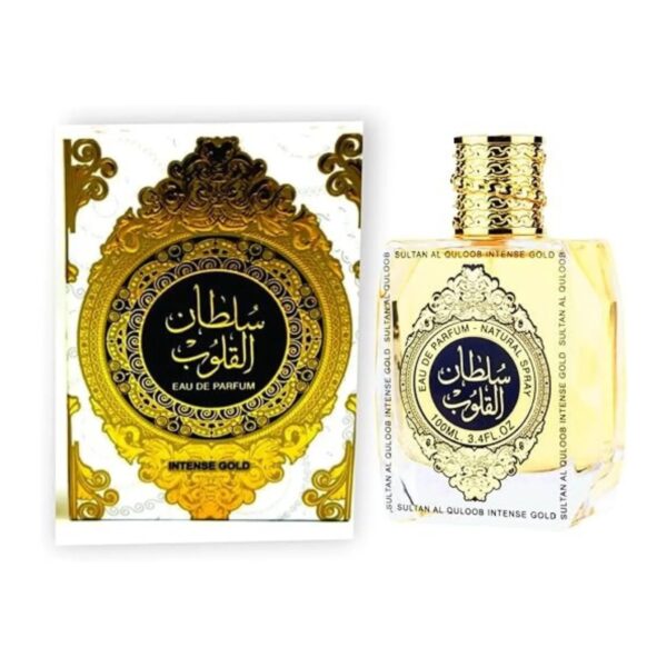 Ard Al Zaafaran Sultan Al Quloob Intense Gold Eau de Parfum for Unisex – 3.4 oz / 100 ml