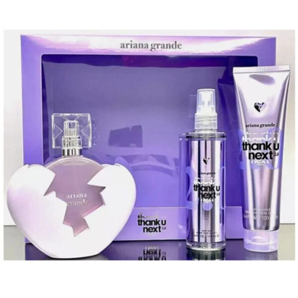 Ariana Grande Thank U Next 2.0 3 piece v3 Eau de Parfum for Women – 3 piece gift set - v3