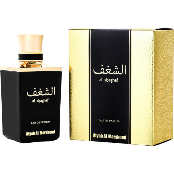 Atyab Al Marshoud Al Shaghaf Black Eau de Parfum for Unisex – 3.4 oz