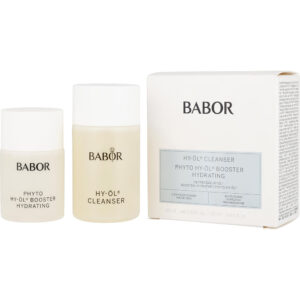Babor HY OL Cleansing Phyto Booster Hydrating : Cleansing + Booster Hydrating For Dry Skin 2pcs for Women – 50 ml