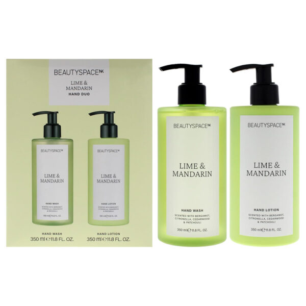 BEAUTYSPACE Lime and Mandarin Hand Duo for Unisex