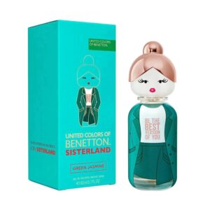 Benetton Green Jasmine Eau de Toilette for Women – 2.7 oz