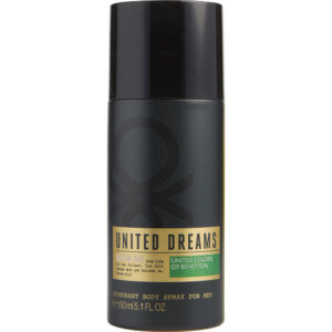 Benetton United Dreams Dream Big DEODORANT Body Spray for Men – 5.1 oz