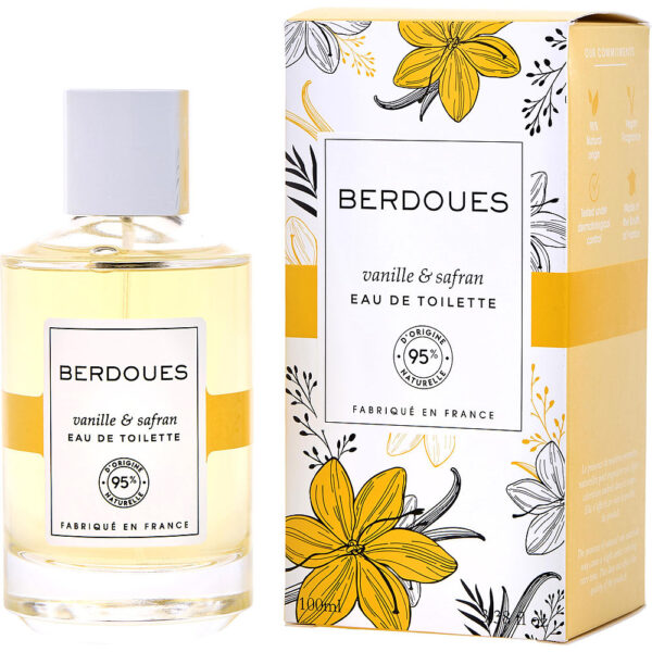 Berdoues Vanille & Safran Eau de Toilette for Unisex – 3.3 oz