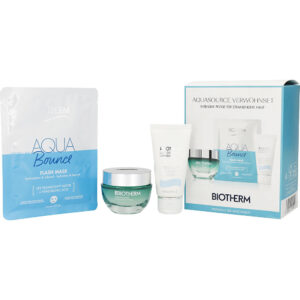Biotherm Aquasource Hyalu Plump : Aquasource Hyalu Plump Gel + Body Lotion + Aqua Bounce Flash Mask 3pcs for Women – 50 ml