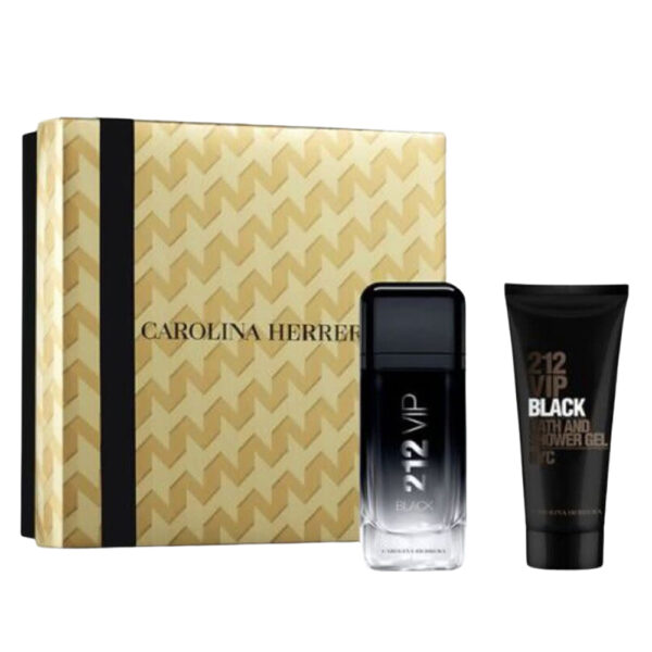 Carolina Herrera 212 VIP Black and Shower Gel Eau de Parfum for Men