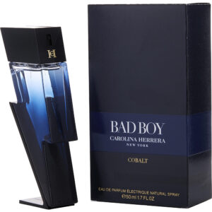 Carolina Herrera Ch Bad Boy Cobalt ELECTRIQUE Eau de Parfum for Men – 1.7 oz