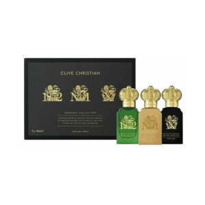 Clive Christian Original Collection Masculine Travel Parfum for Men – 3 piece gift set