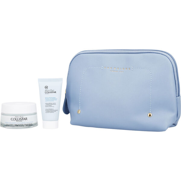 Collistar Collagen + Malachite Cream Balm : Collagen + Malachite Balm + Cica Mask Hyaluronic Acid + Madecassoside 2pcs + Bag for Women – 50 ml