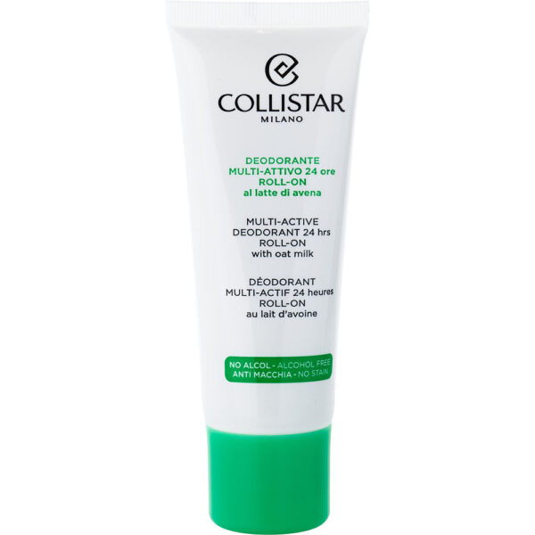 Collistar Multi Active Deodorant 24H Roll on Alcohol Free With Oat Milk for Women – 75 ml