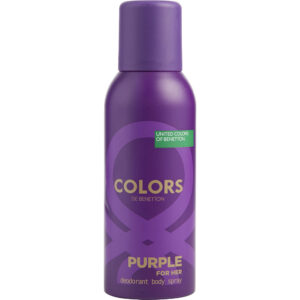 Colors De Benetton Purple DEODORANT for Women – 5 oz