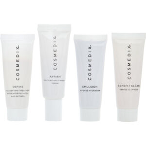 Cosmedix Normal Skin 4 Piece Essentials Kit: Benefit Clean + Affirm + Define + Emulsion 4x15ml for Women – 15 ml