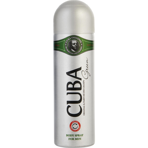 Cuba Green Body Spray for Men