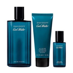 Davidoff Cool Water 3 piece v4 Eau de Toilette for Men – 3 piece gift set - v4