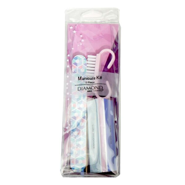 Diamond Cosmetics 5 Piece Manicure Kit for Unisex
