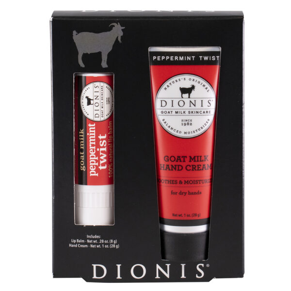 Dionis Goat Milk Lip & Hand Peppermint Twist for Unisex