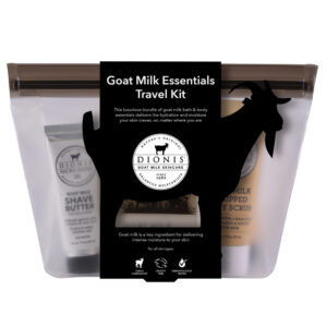 Dionis Vanilla Bean Goat Milk Travel Kit for Unisex