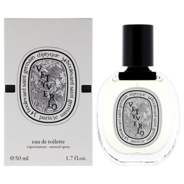 Diptyque Vetyverio Eau de Toilette for Unisex – 1.7 oz / 50 ml