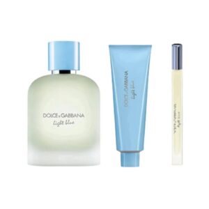 Dolce & Gabbana Light Blue 3 piece v5 Eau de Toilette for Men – 3 piece gift set - v5