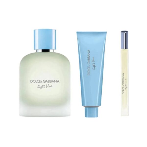 Dolce & Gabbana Light Blue 3 piece v5 Eau de Toilette for Men – 3 piece gift set - v5