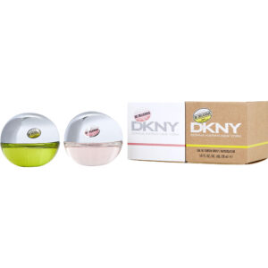 Donna Karan Dkny Be Delicious Variety 2 PIECES WITH FRESH BLOSSOM & BE DELICIOUS Eau de Parfum for Women – 1 oz