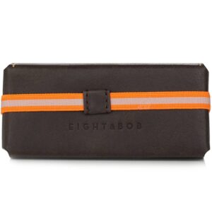 Eight and Bob Leather Case Chocolate Brown for Unisex
