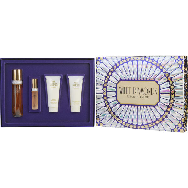 Elizabeth Taylor White Diamonds & BODY CREAM & BODY WASH Eau de Parfum for Women – 3.3 oz