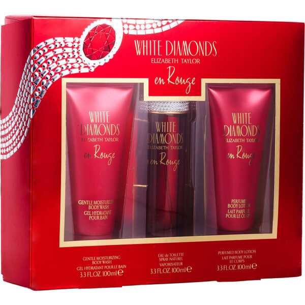 Elizabeth Taylor White Diamonds En Rouge & BODY LOTION & BODY WASH Eau de Toilette for Women