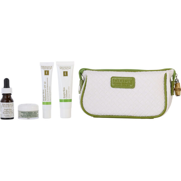 Eminence Bright Skin Starter For Uneven Skin 4pcs+1bag for Women