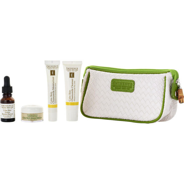 Eminence Calm Skin Starter For Sensitive Skin 4pcs+1bag for Women