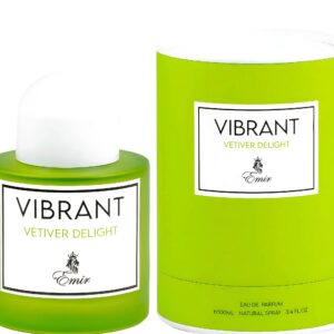 Emir Vibrant Vetiver Delight Eau de Parfum for Unisex – 3.4 oz