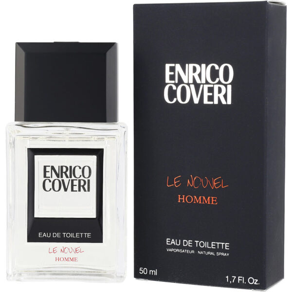 Enrico Coveri Le Nouvel Homme Eau de Toilette for Men – 1.7 oz