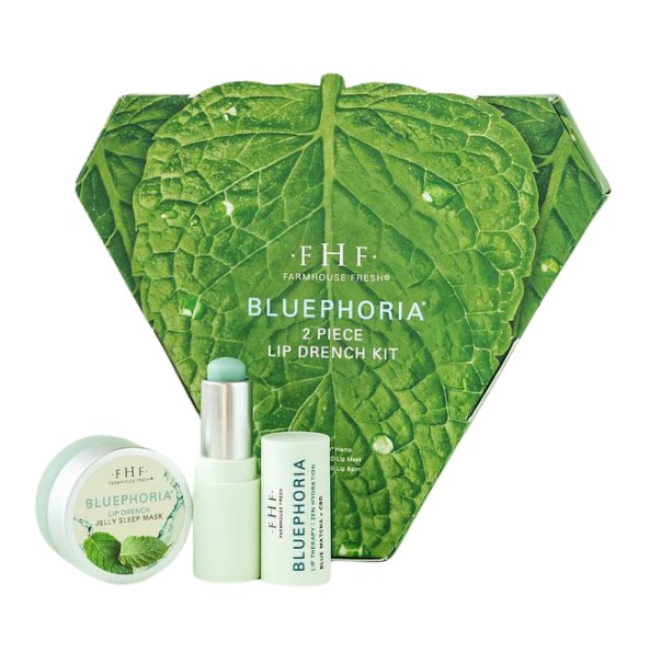 Farmhouse Fresh Bluephoria 2 Piece Lip Drench Kit for Unisex
