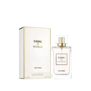 Fragrance World World Canal De Moiselle Eau de Parfum for Women – 3.4 oz