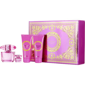 Gianni Versace Versace Bright Crystal Absolu & BODY LOTION & SHOWER GEL & Eau de Parfum for Women – 3 oz