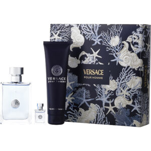 Gianni Versace Versace & HAIR AND BODY SHAMPOO & Eau de Toilette for Men – 3.4 oz