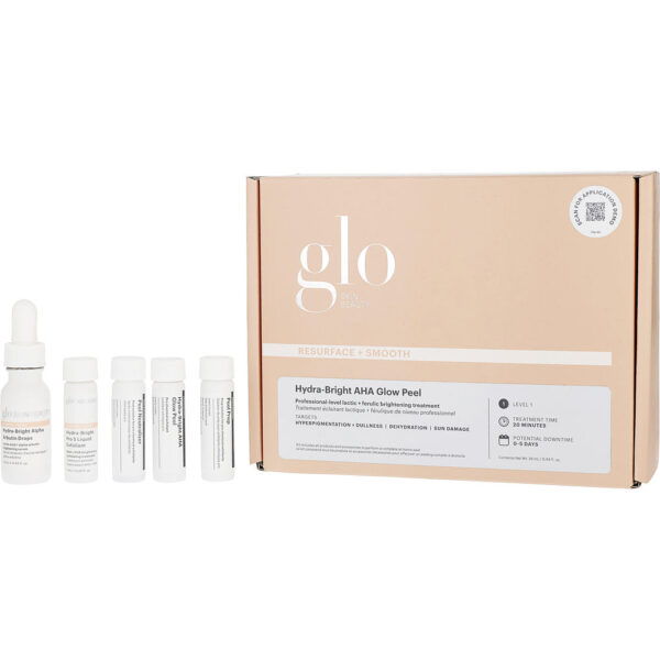 Glo Skin Beauty Beauty Hydra Bright AHA Glow Peel Kit 13pcs for Women