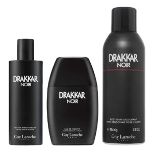 Guy Laroche Drakkar Noir 3 piece v3 Eau de Toilette for Men – 3 piece gift set - v3