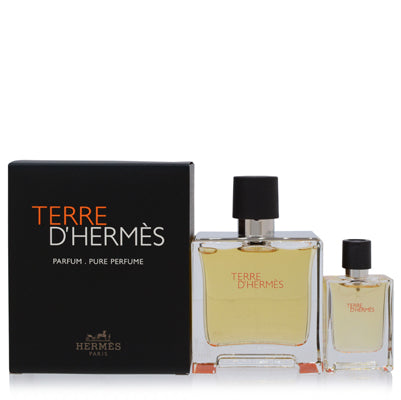 Hermes Terre d'Hermes 2 piece Extrait de Parfum for Men – 2 piece gift set