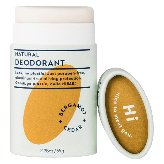 HiBAR Plastic Free Deodorant Bergamont & Cedar for Unisex